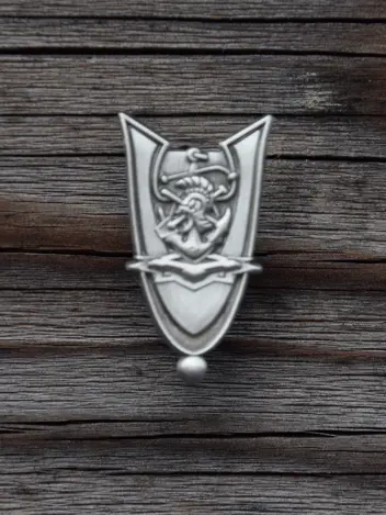 De speciale veteranenspeld van het Regiment Genietroepen.