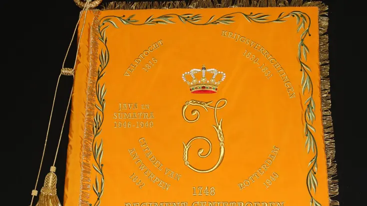 Vaandel van het Regiment Genietroepen.