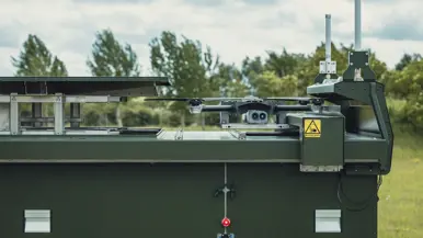 een drone op de SkyHive