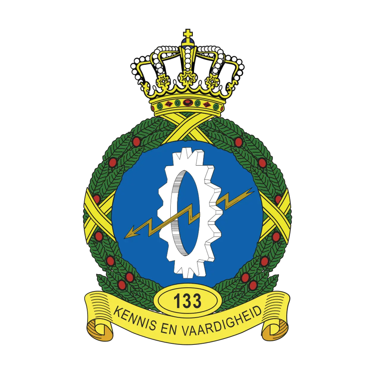 Afbeelding van het embleem 133 Squadron.