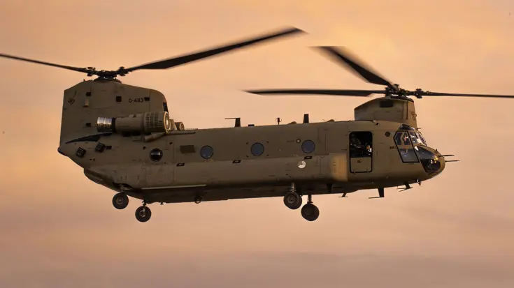 Chinook-transporthelikopter.