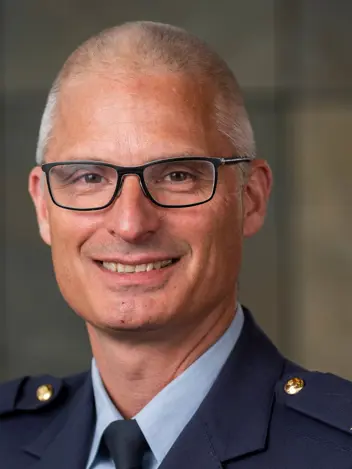 Portret generaal-majoor Harold Boekholt.