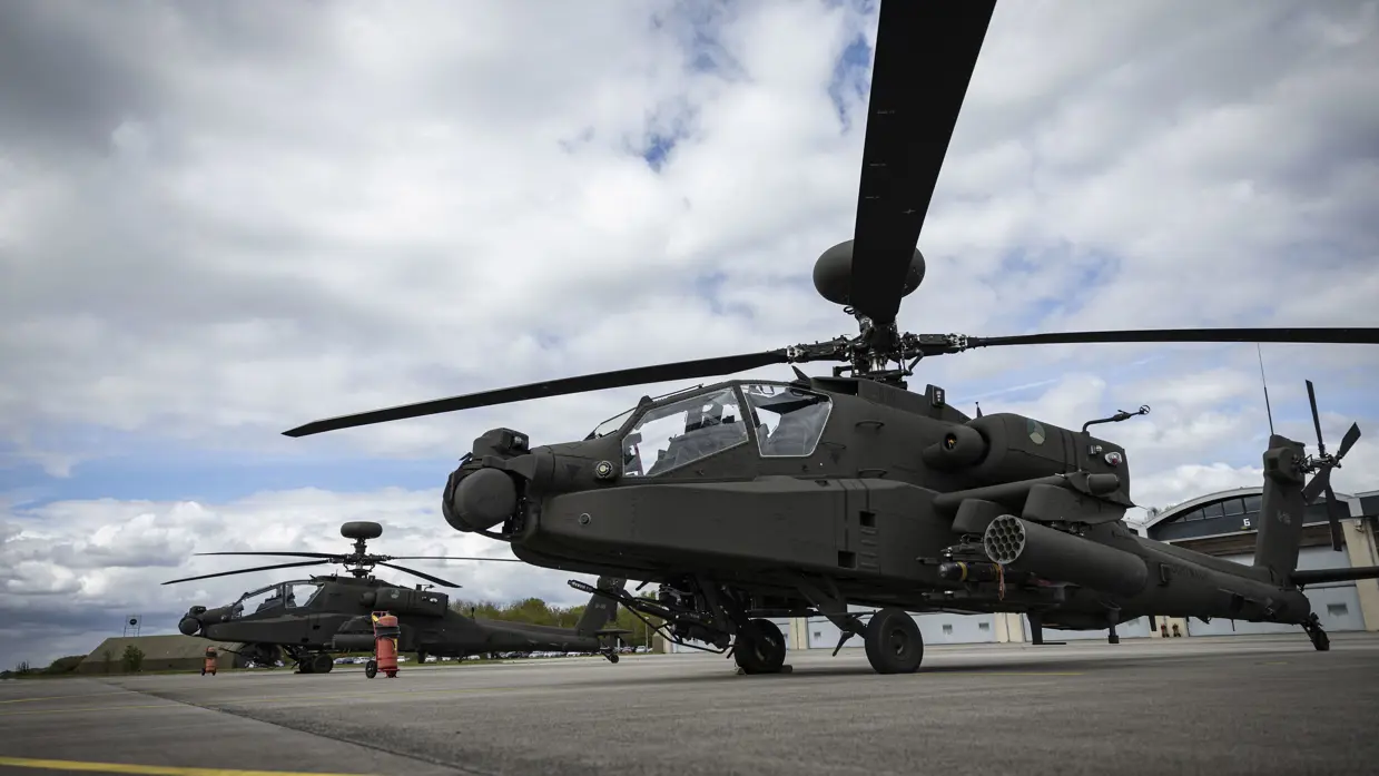 Apache Echo-gevechtshelikopter.