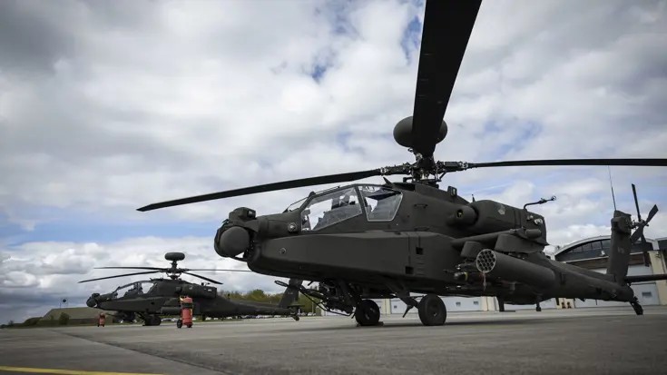 Apache Echo-gevechtshelikopter.