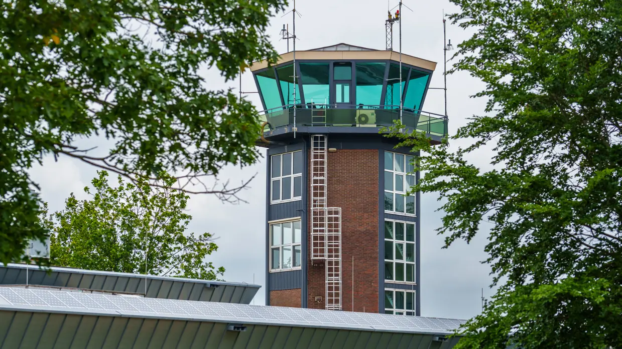 Verkeerstoren Vliegbasis Woensdrecht.