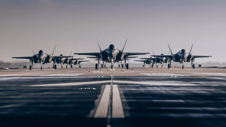 F-35's op startbaan.