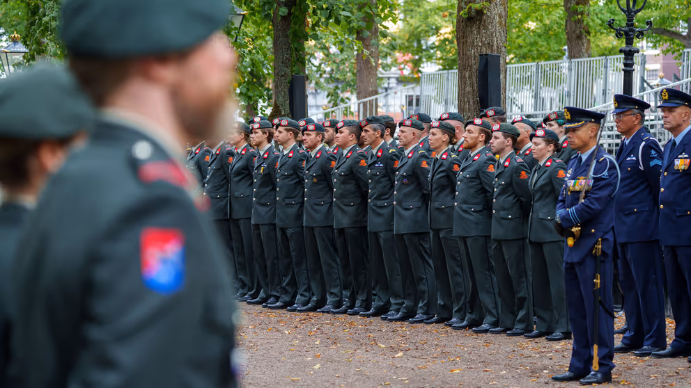 Beëdiging op het Lange Voorhout
