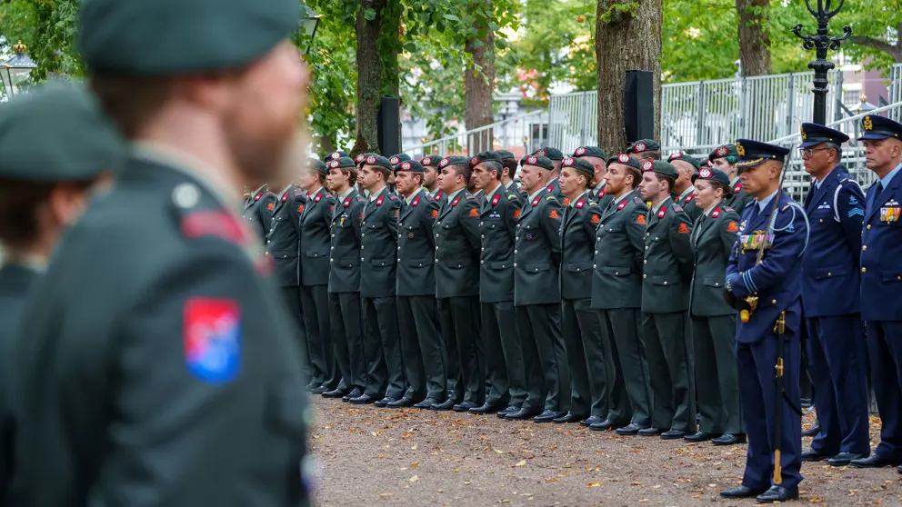 Beëdiging op het Lange Voorhout