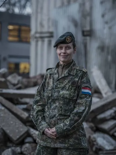 Portret brigadegeneraal Diana Verweij