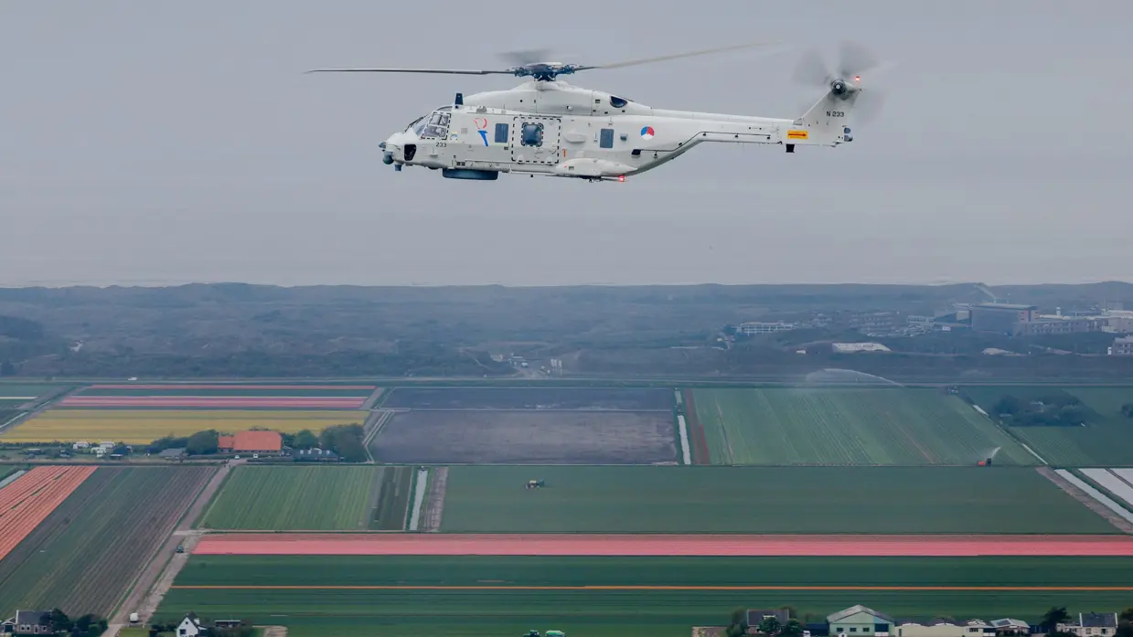 De bevrijdingsvlucht van de NH90.