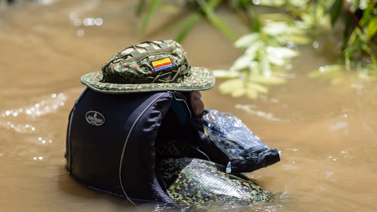 De sergeant ging tijdens Estribo weer even terug naar het gebied waar hij veel tijd in zijn militaire leven doorbracht: de jungle. “Maar de jaren beginnen te tellen.”