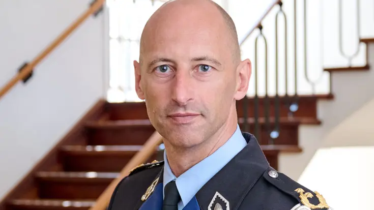 Portret van een militair.