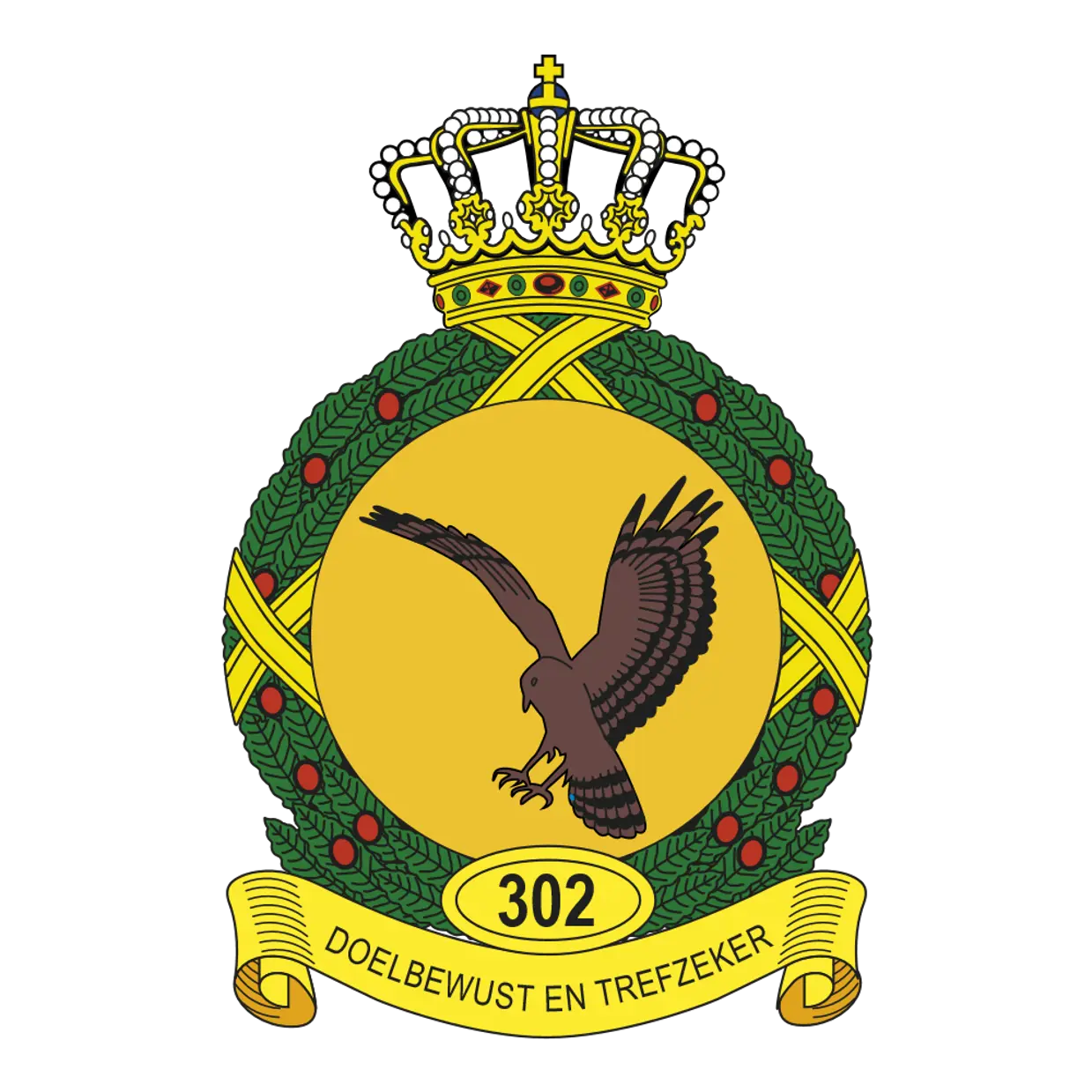 Afbeelding van het embleem 302 Squadron.