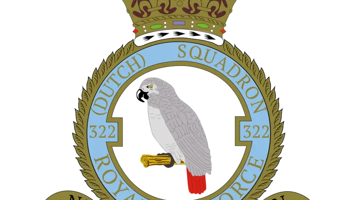 Afbeelding van het embleem 322 Squadron.