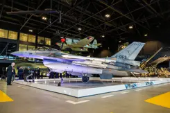 F-16 MiG-killer (J-063) in het Nationaal Militair Museum.