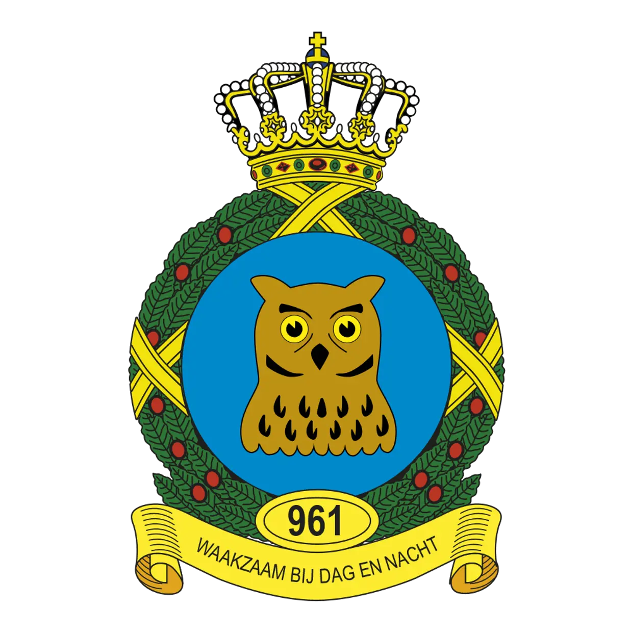Afbeelding van het embleem 961 Squadron.