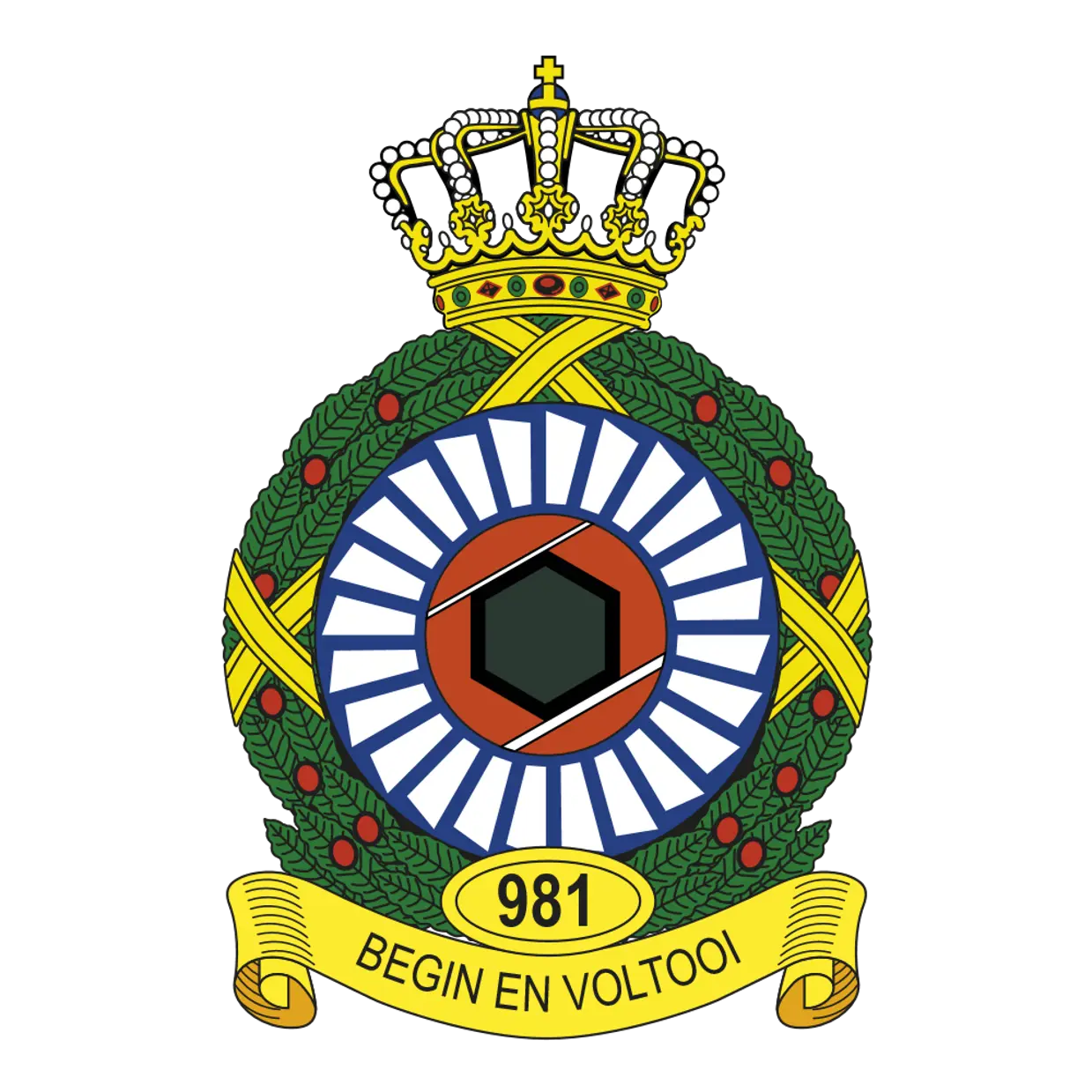 Afbeelding van het embleem 981 Squadron.