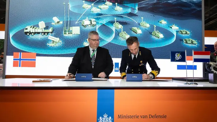 Tijdens de NEDS ondertekende Defensie ook een contract voor nieuwe lucht- en raketverdedigingssystemen.