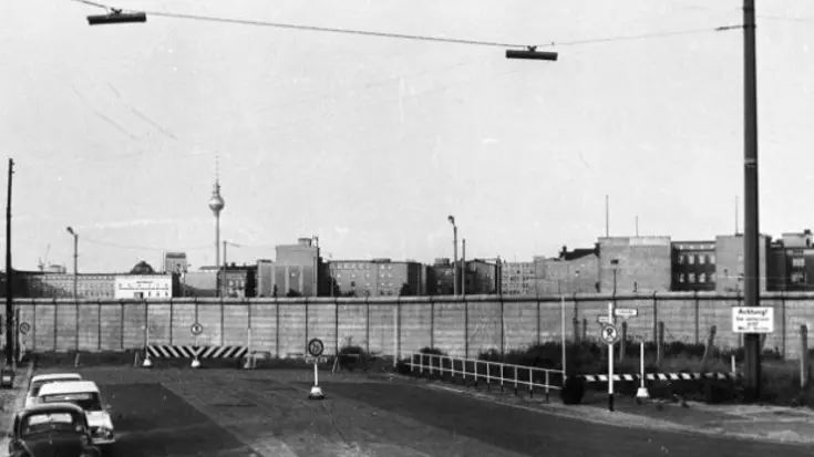 De Berlijnse muur in 1970. Foto: NIMH.