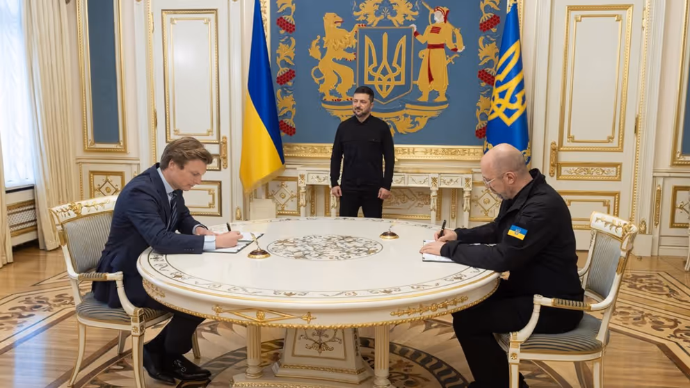 Minister Brekelmans in Oekraine 