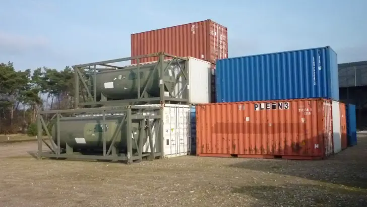 Containers.