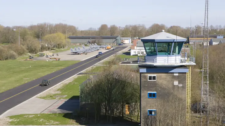 Verkeerstoren Vliegbasis Leeuwarden.