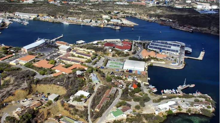 Luchtfoto Marinebasis Parera