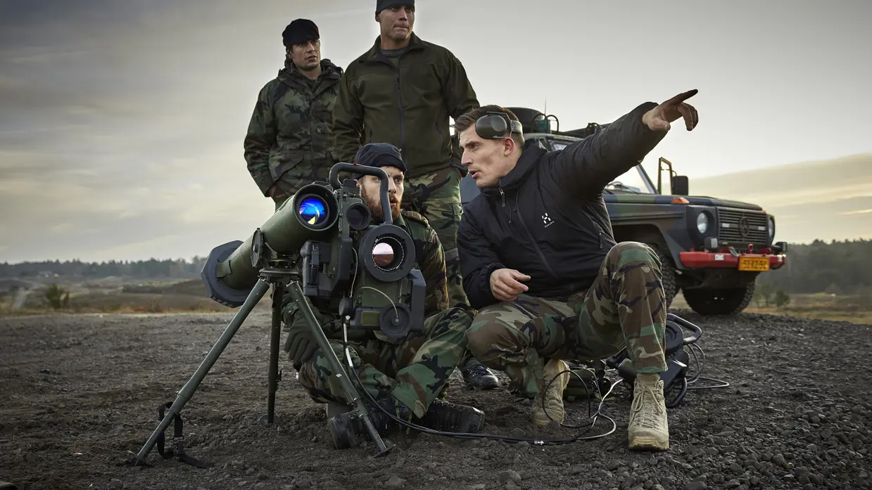 Reservisten en mariniers oefenen samen in Duistland.