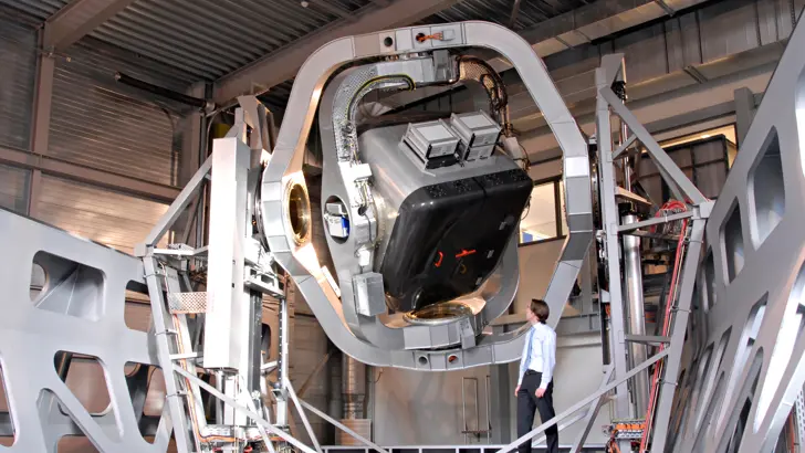 Het bewegingsplatform Desdemona.