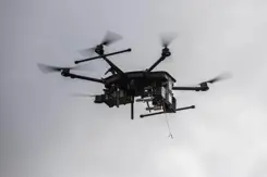 Drone in de lucht.