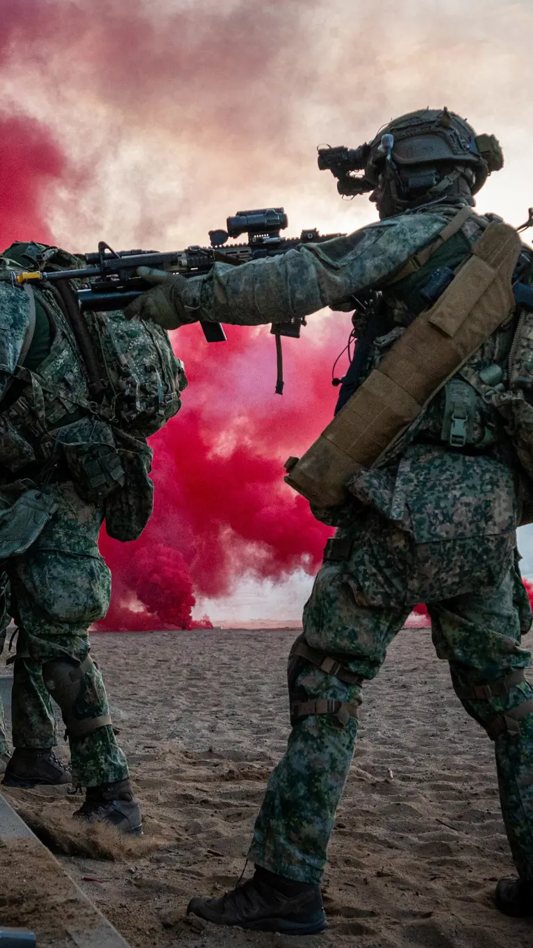 Pantserinfanteristen van 43 Gemechaniseerde Brigade tijdens een oefening in Litouwen.
