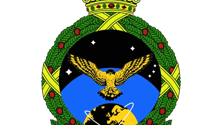 Afbeelding van embleem Staf Lucht-en Ruimtestrijdkrachten.