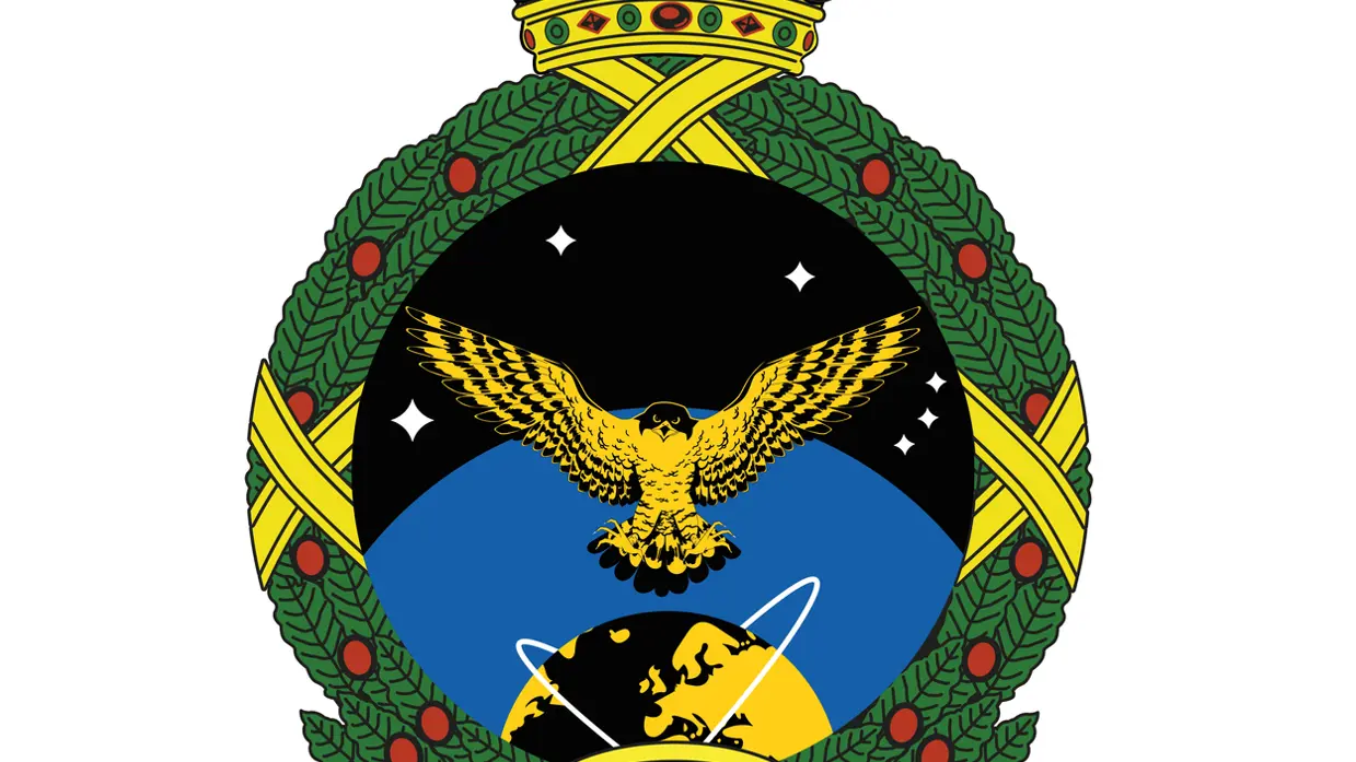 Het embleem van het Commando Lucht- en Ruimtestrijdkrachten.
