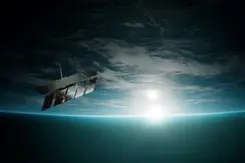 Satelliet in de ruimte