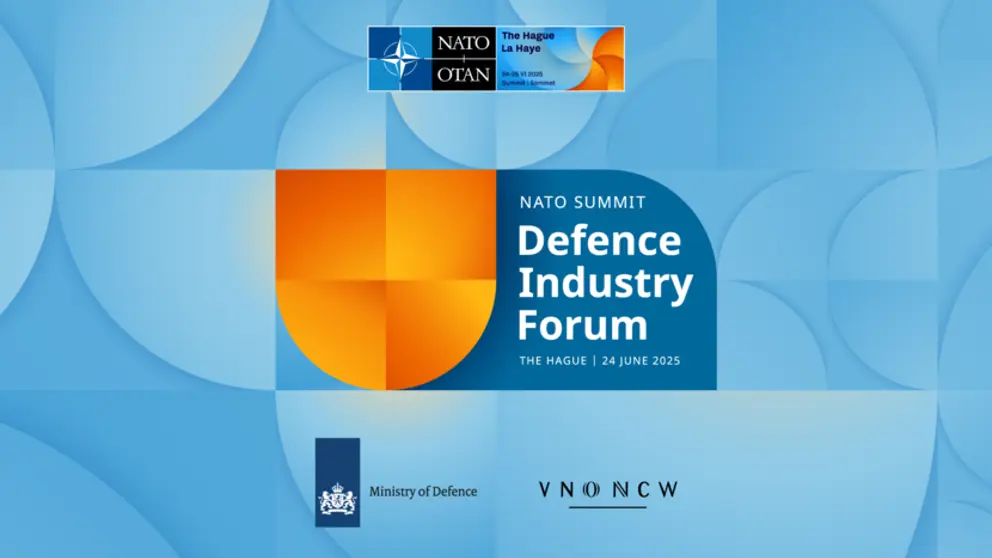 Logo Nato Summit Defence Industie Forum.