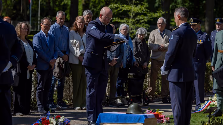 Militaire herbegrafenis.