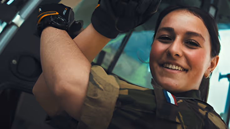 vrouwelijk militaire