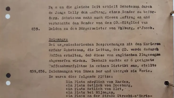 Een in Duits geschreven brief.