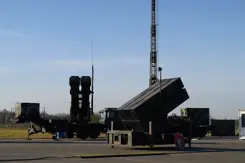 Afweergeschut bij NAVO-luchtverdedigingsoefening.