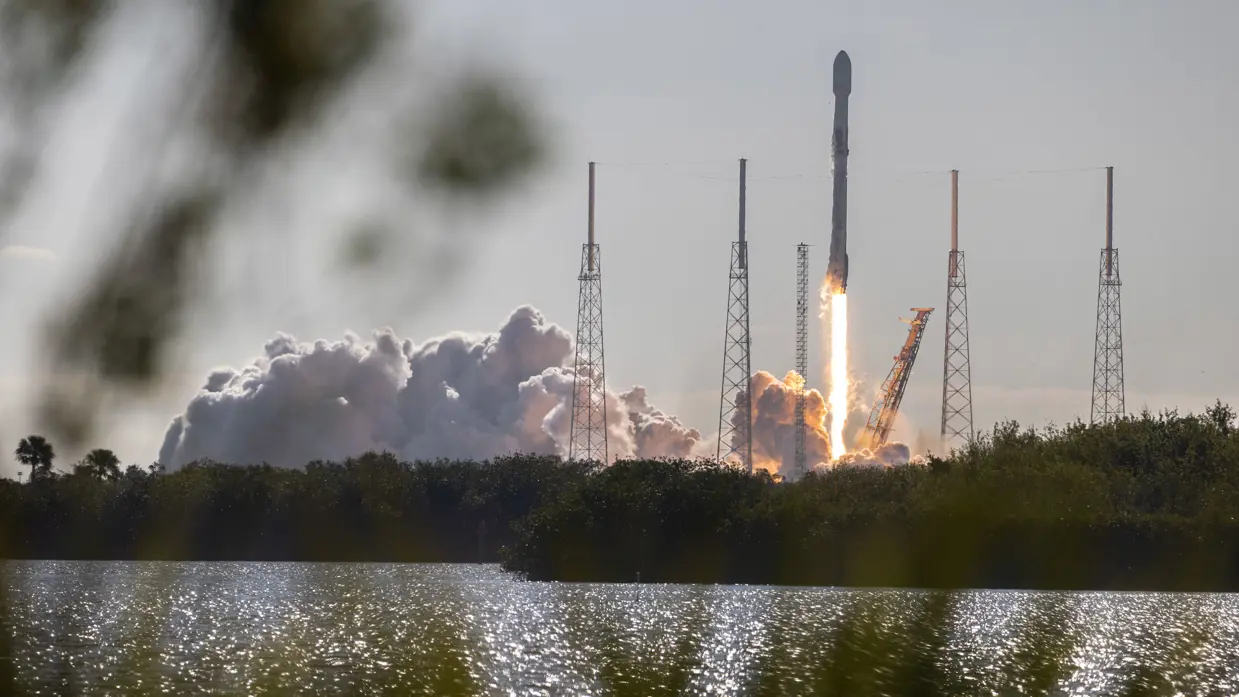 Raketlancering nanosatellieten vanaf vanaf Cape Canaveral Space Force Station in Florida.