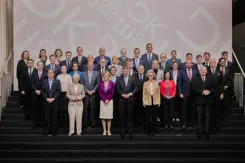 Groepsfoto ministers van defensie EU.