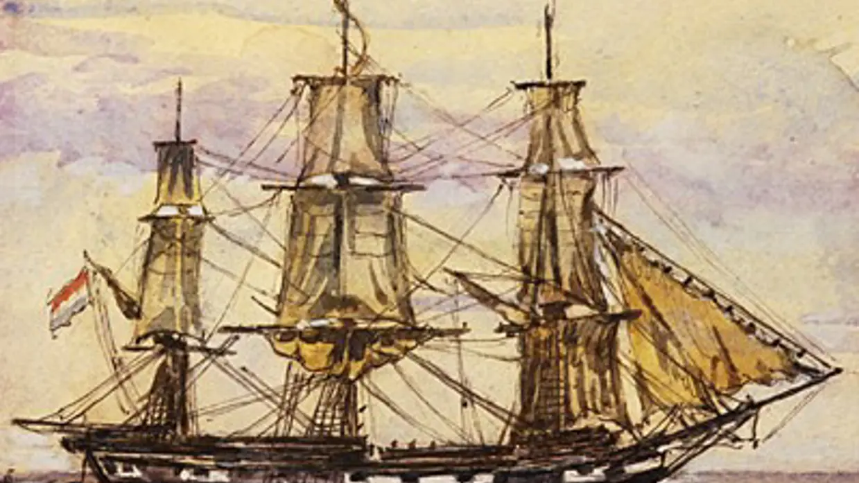 Korvet (klein fregat) Van Speijk, 1834-1842.