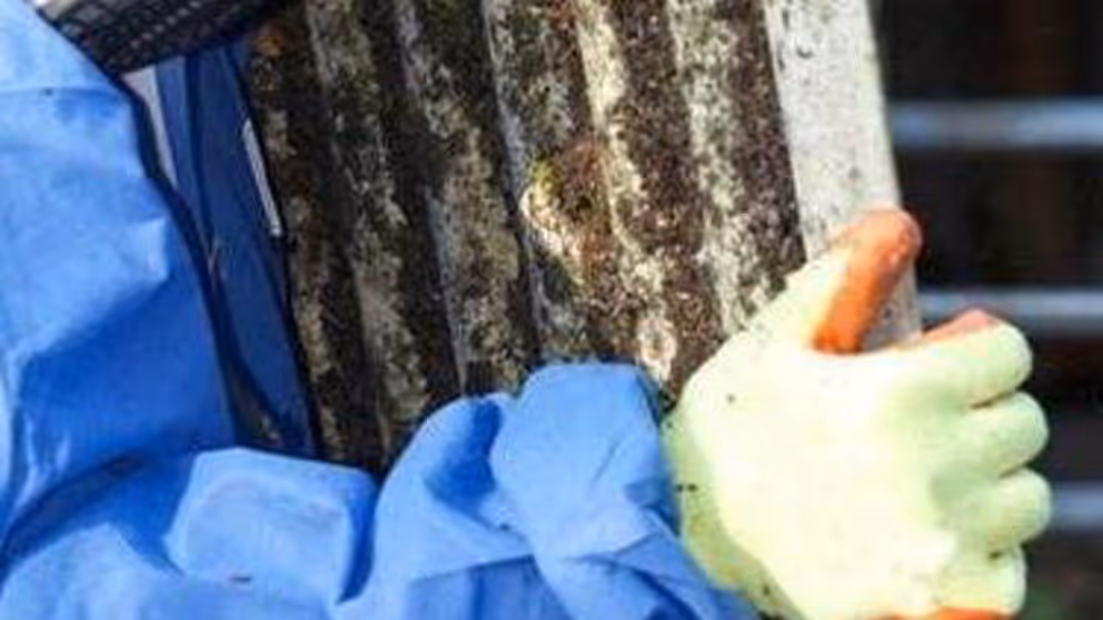 Verwijdering van asbest.