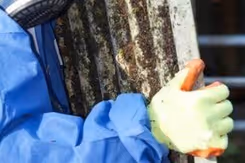 Verwijdering van asbest.