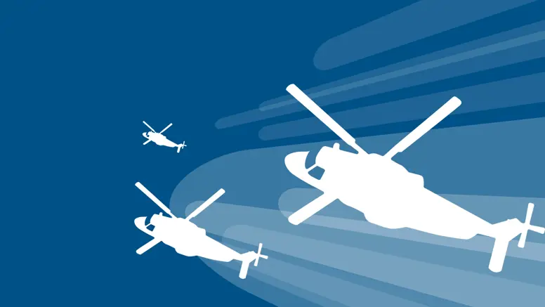 illustratie van een NH-90 helicopter