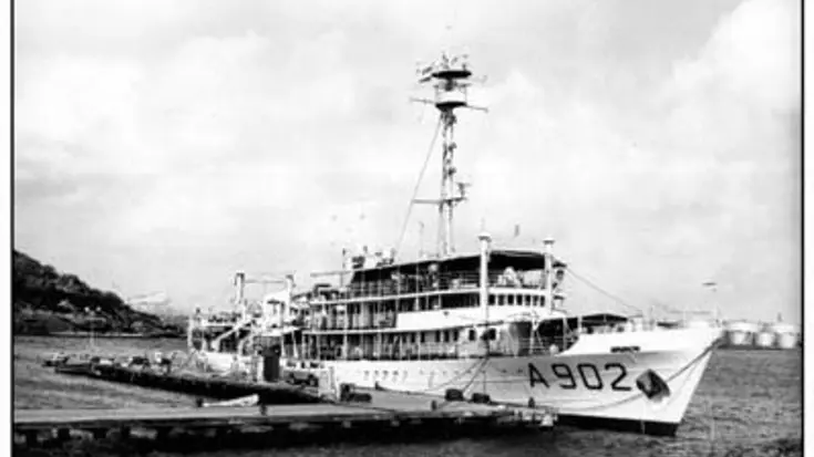 Opnemingsvaartuig Luymes, 1952-1973.