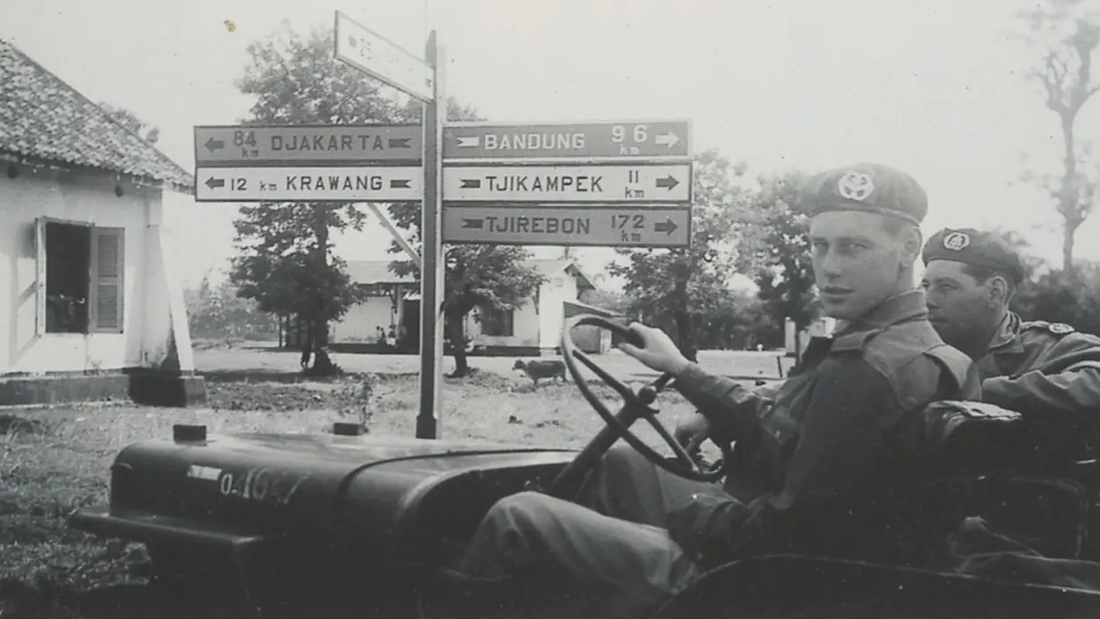 Nederlandse militairen in Indonesië.