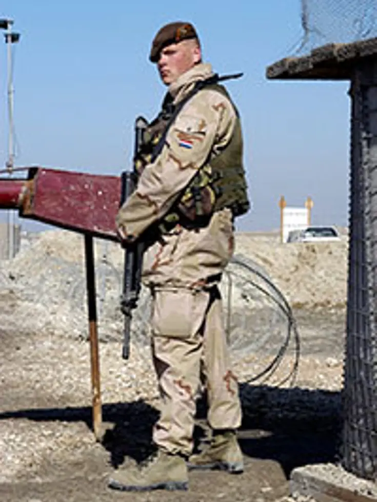 Fuselier houdt de wacht in Irak.