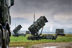 Luchtverdedigingssystemen in het veld.