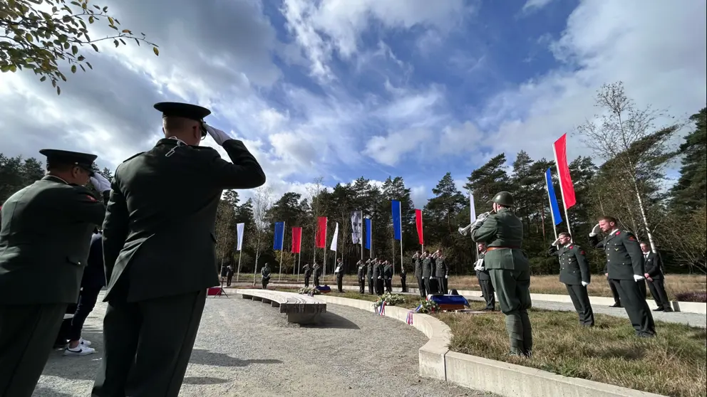Militaire herbegrafenis.